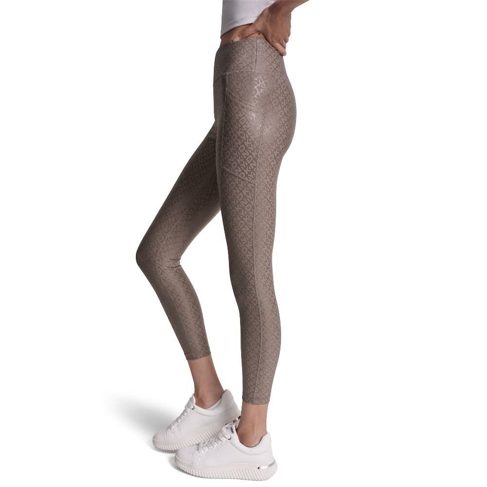 DKNY HIGH-RISE 7/8 PRINTED LEGGING