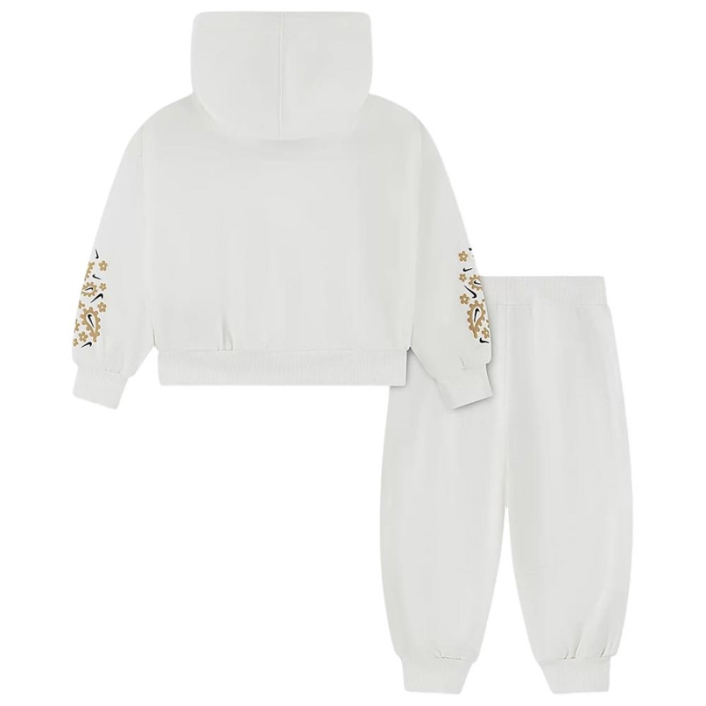 NIKE LITTLE KIDS RETRO FT HOODIE JOGGER SET