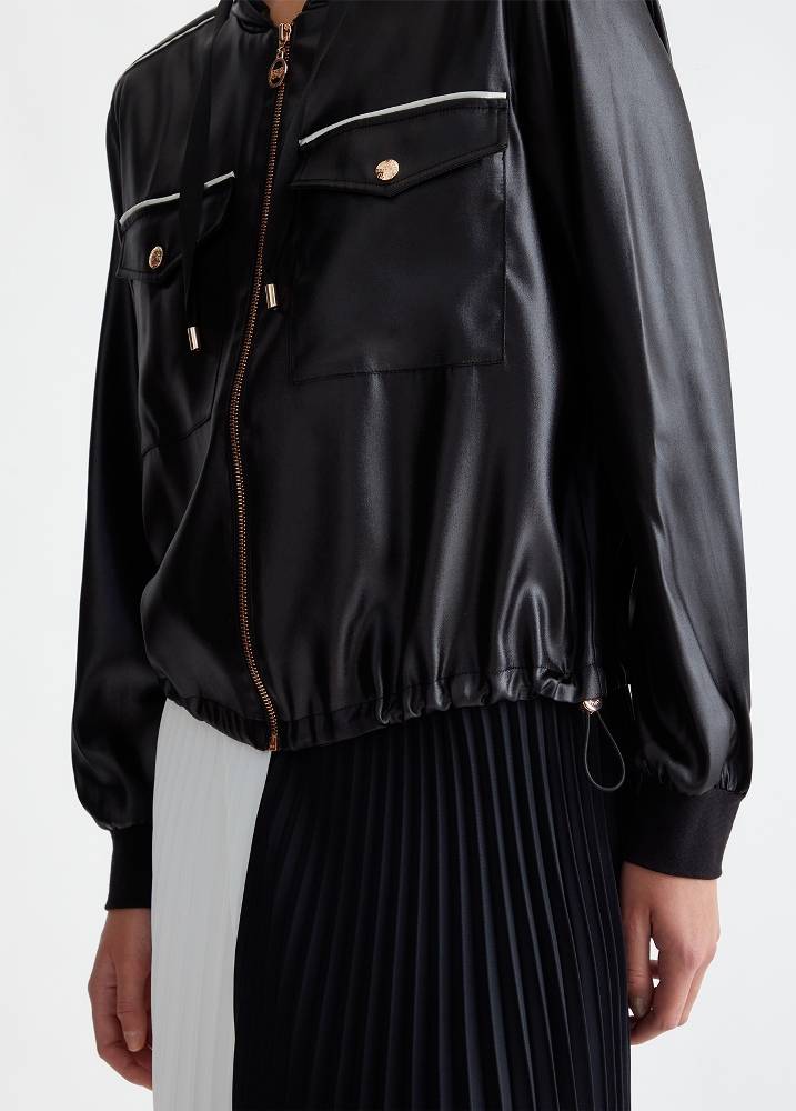 LIU JO COATER FABRIC ZIP JACKET