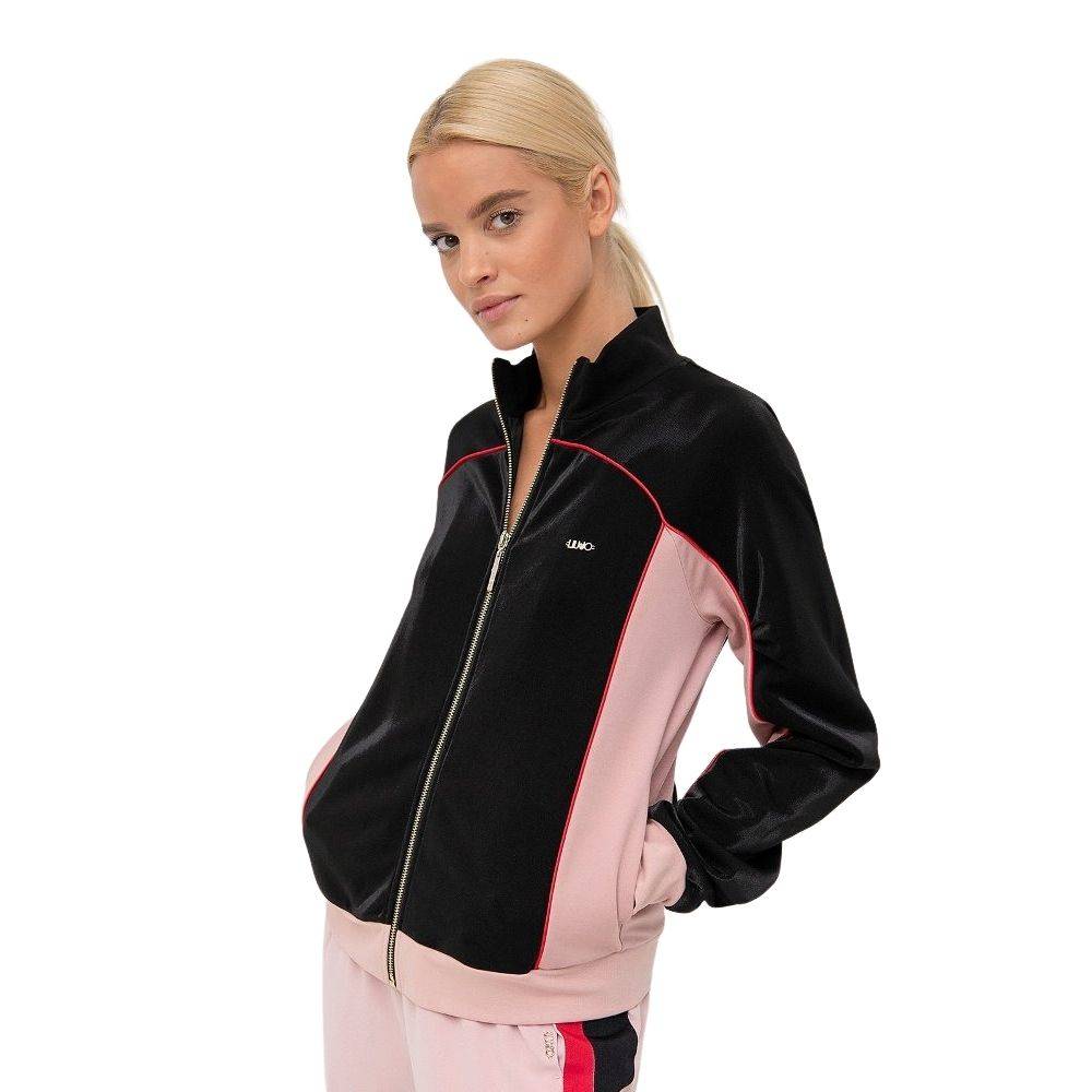 LIU JO SHINY ZIP SWEATSHIRT