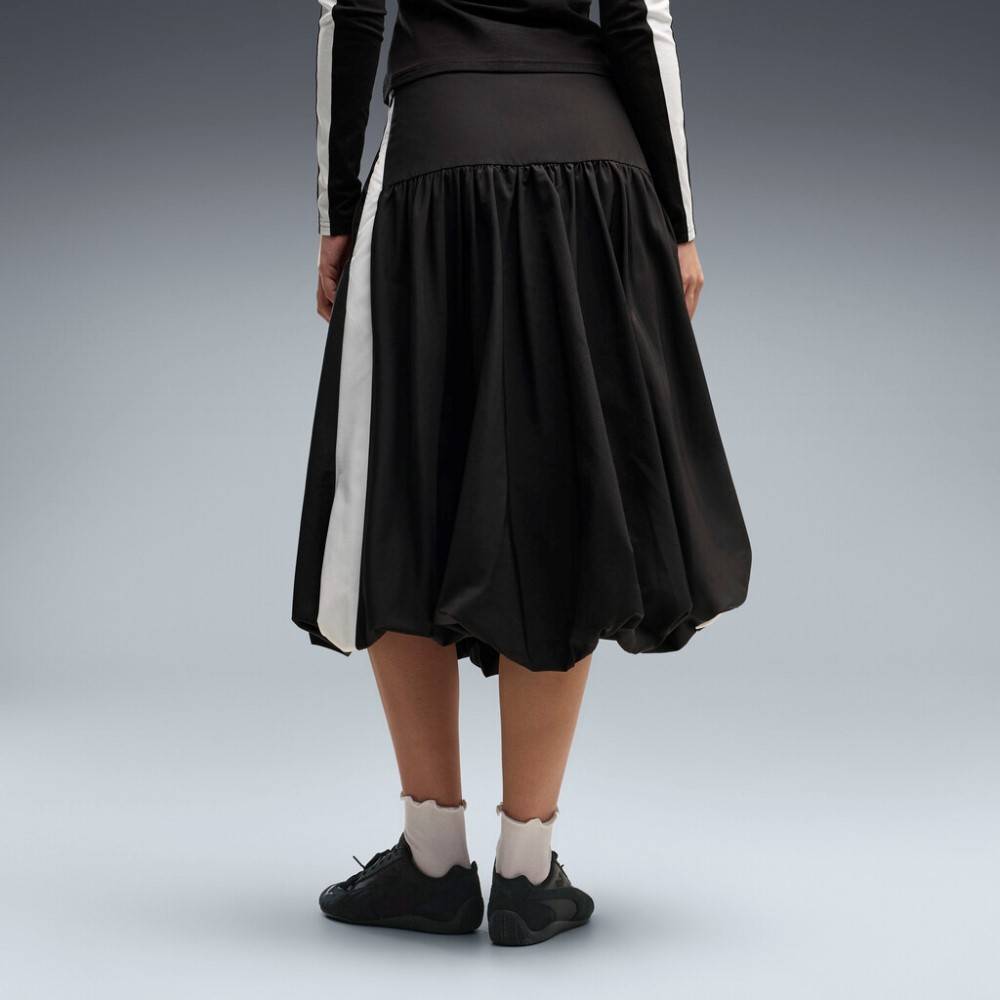 PUMA T7 BALLOON WOVEN MIDI SKIRT