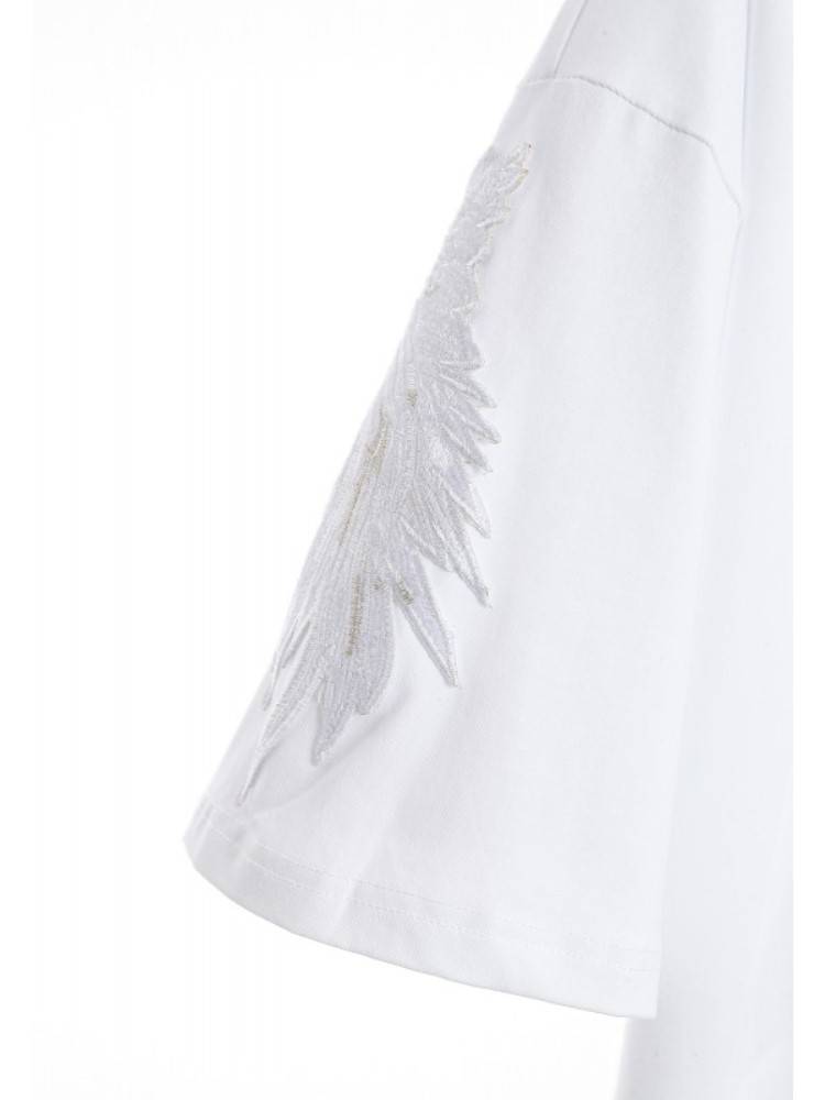 MWM JT WINGS EMBROIDERED BACK OVERSIZED TEE