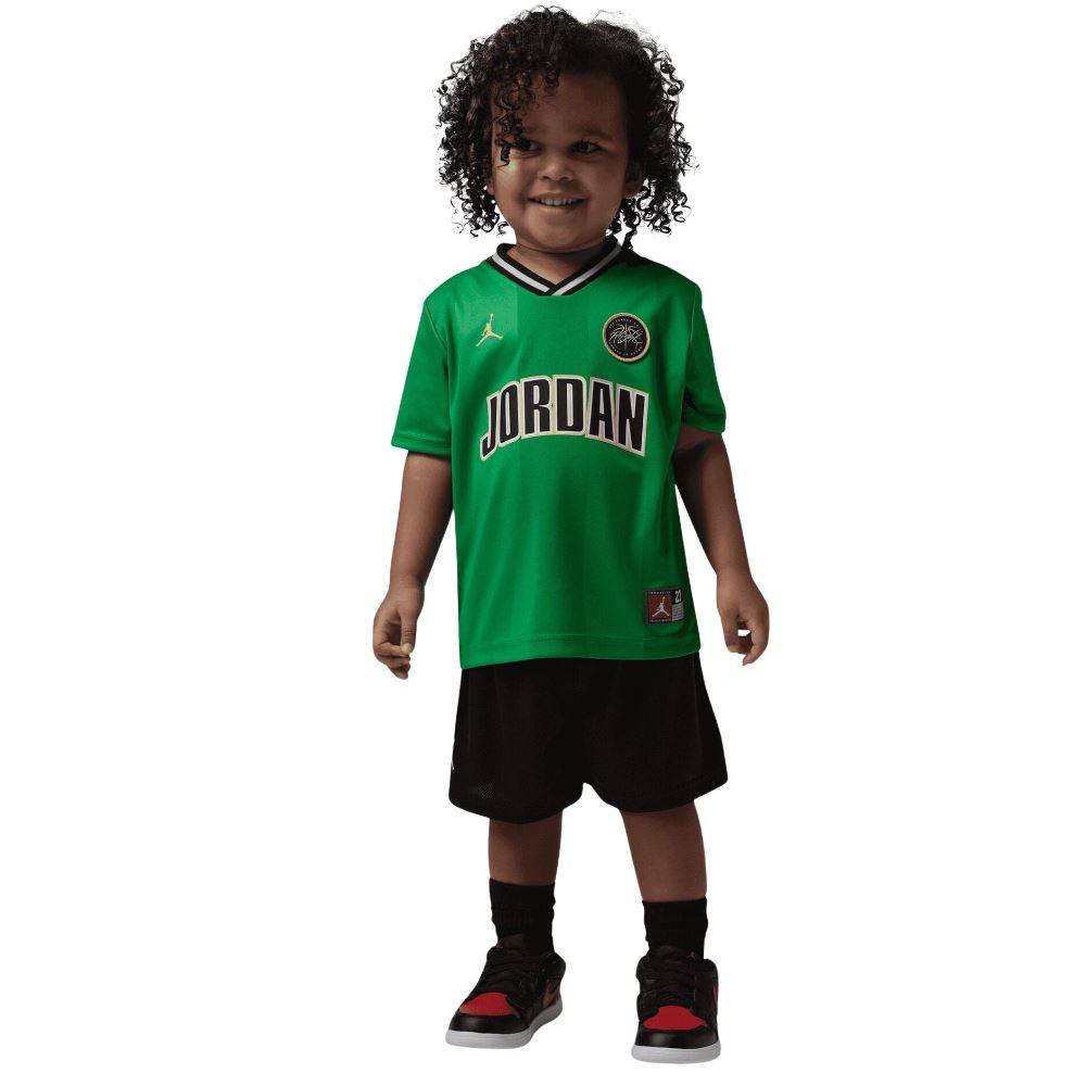 NIKE JORDAN LITTLE BOYS MJ SPORT JERSEY MESH SHORT SET