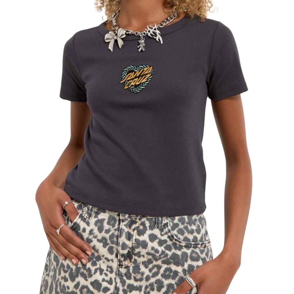 SANTA CRUZ HEART WREATH MINI FRONT T-SHIRT
