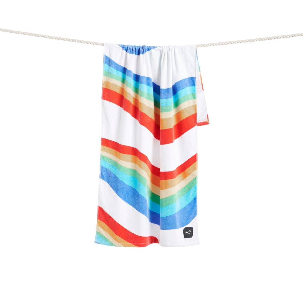 SLOWTIDE ROYGBIV BEACH TOWEL (76CM X 152CM)