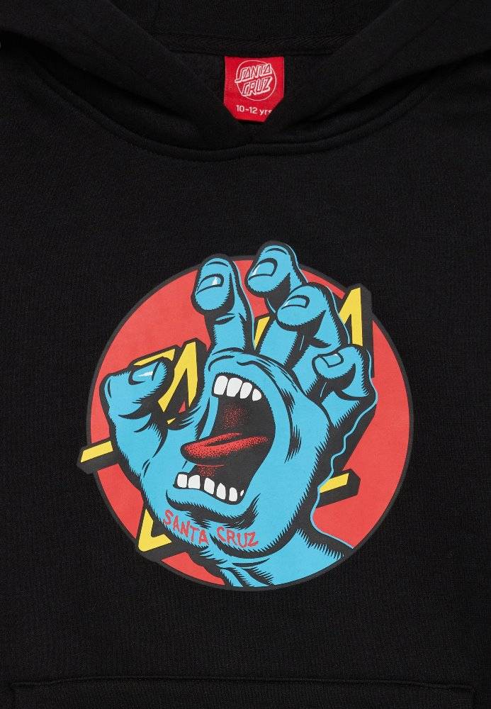 SANTA CRUZ YOUTH HAND DOT FRONT HOOD