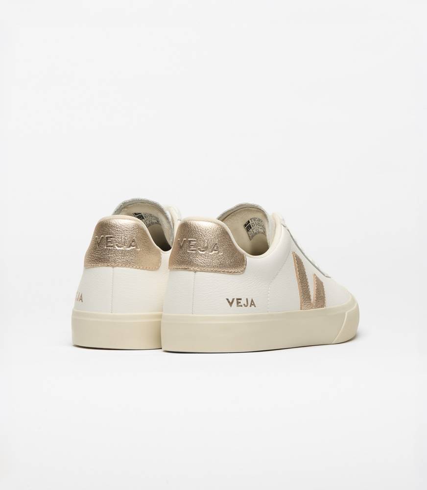 VEJA CAMPO CHROME-FREE LEATHER SNEAKERS