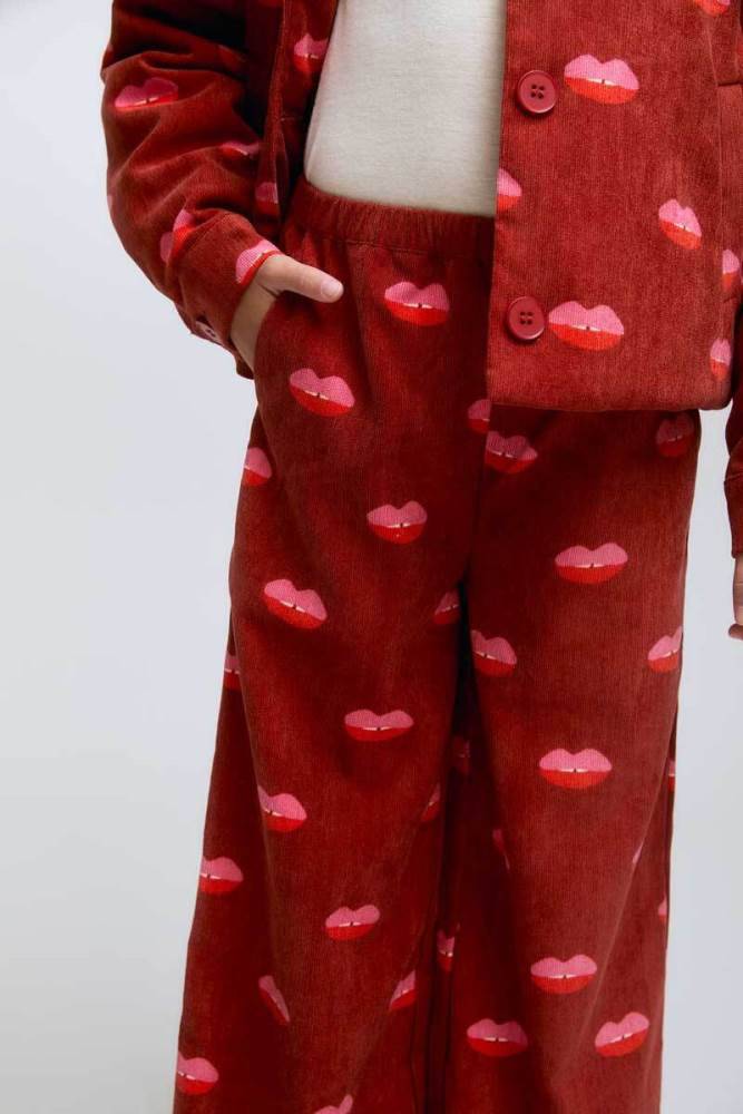 COMPANIA FANTASTICA LIPS CORDUROY TROUSERS