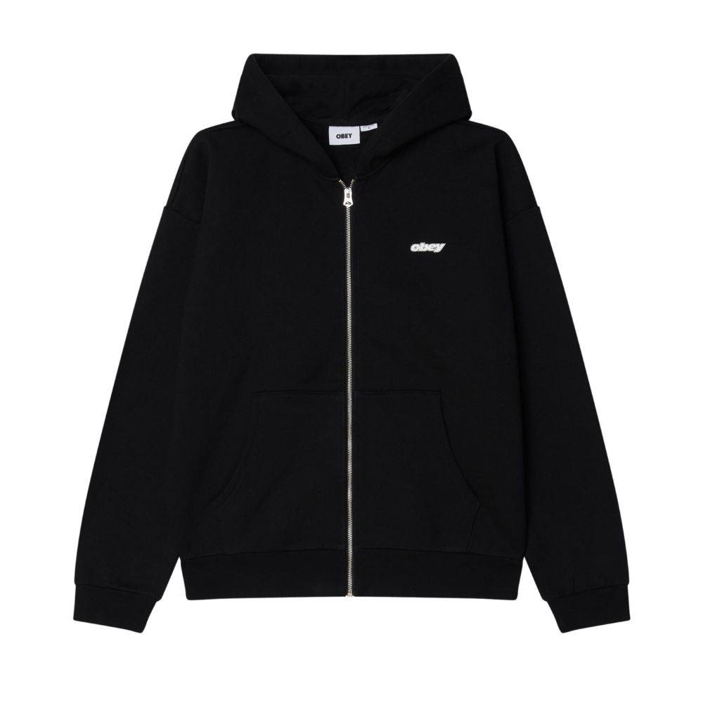 OBEY GAZE EXTRA HEAVY ZIP HOOD FLEECE