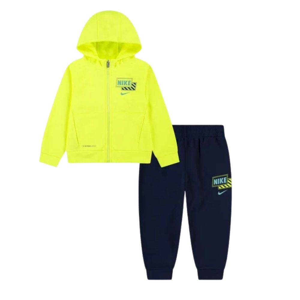 NIKE LITTLE KIDS ADAPT THERMA-FIT GFX FULL ZIP SET