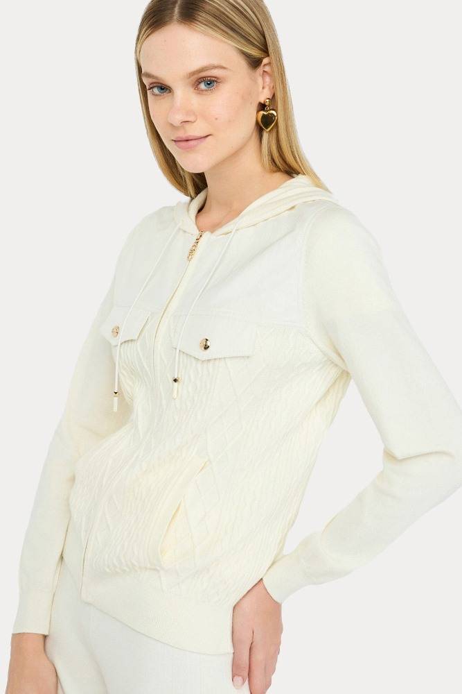 LIU JO LOOSE KNITTED CREW TOP