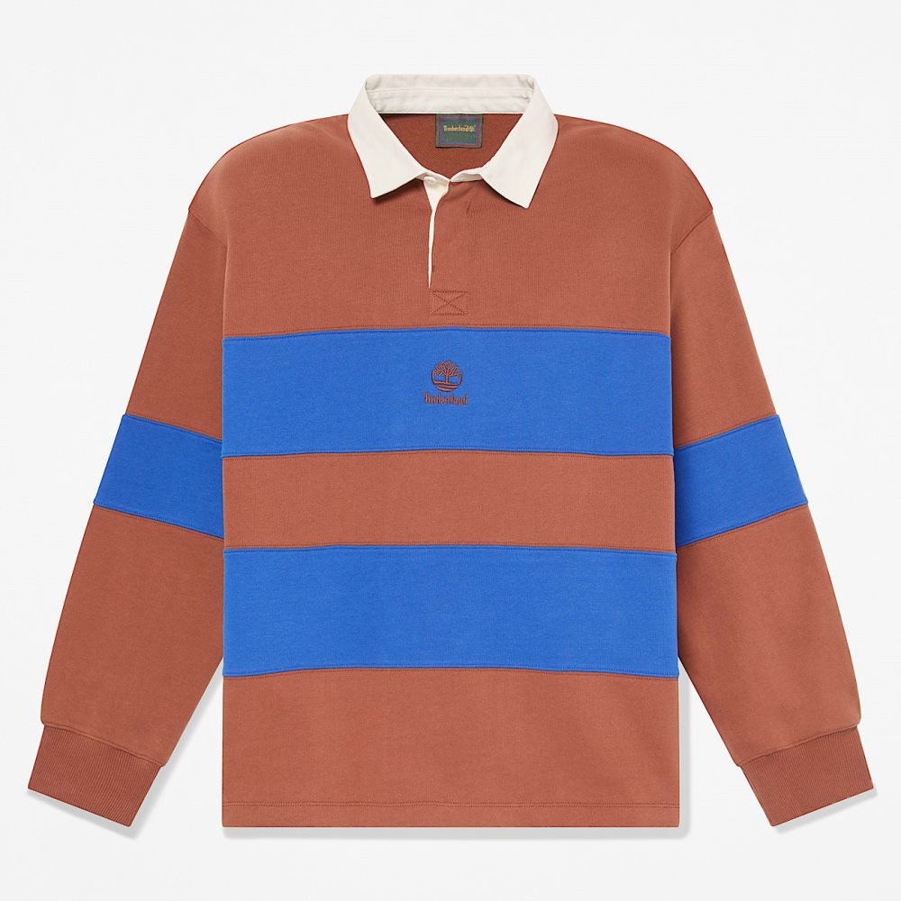 TIMBERLAND LONG SLEEVE RUGBY POLO LB SWEATSHIRT