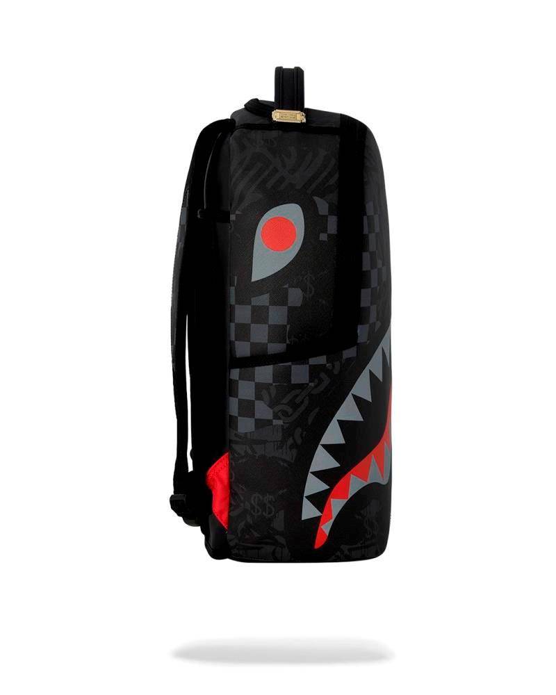SPRAYGROUND 4AM RED SHARK DLXSV BACKPACK