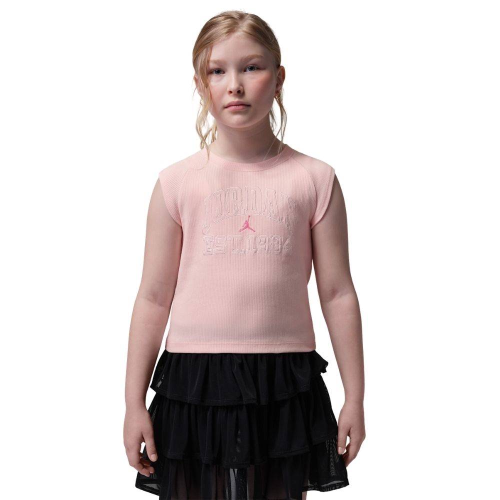 NIKE JORDAN GIRLS SECRET DIARY RIBBED TANK