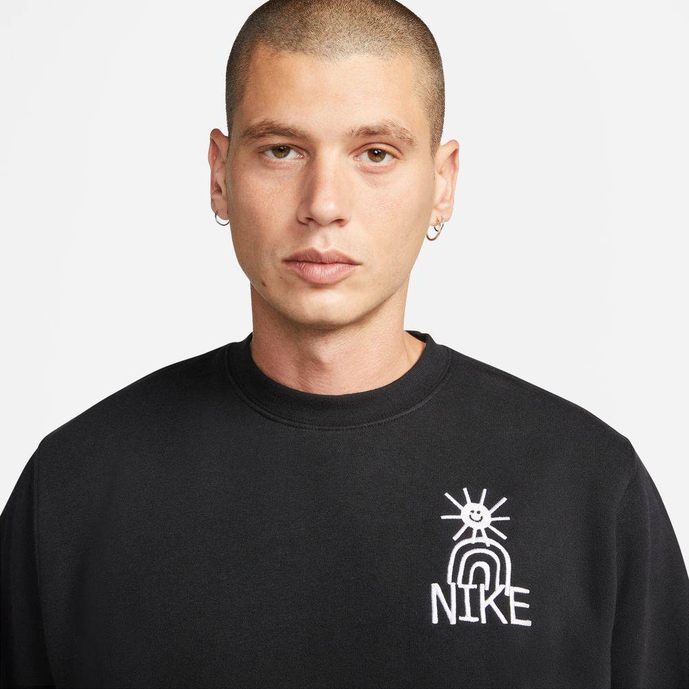 NIKE SPORTSWEAR HYBRID MENS FLEECE CREW