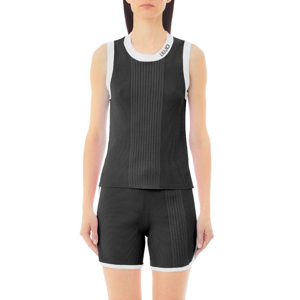 LIU JO KNITTED ATHLEISURE TOP