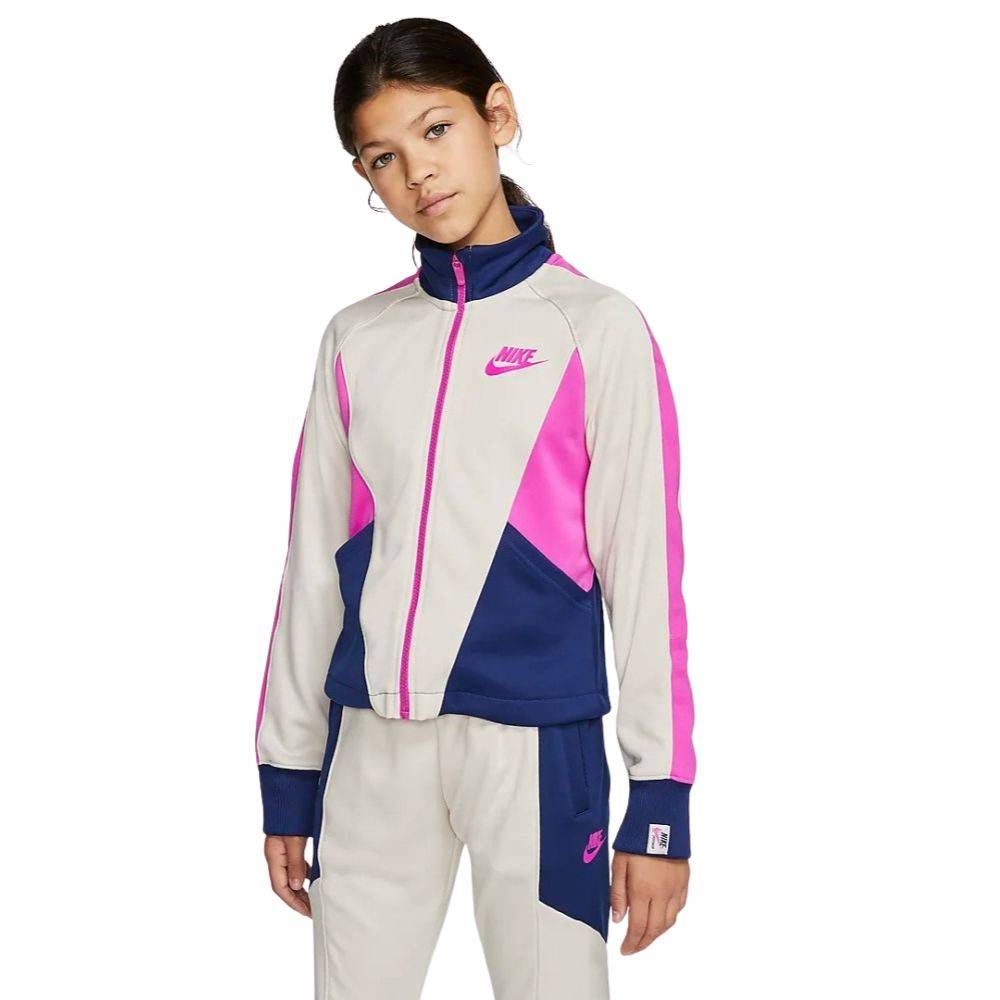 NIKE GIRLS HERITAGE FULL ZIP JACKET