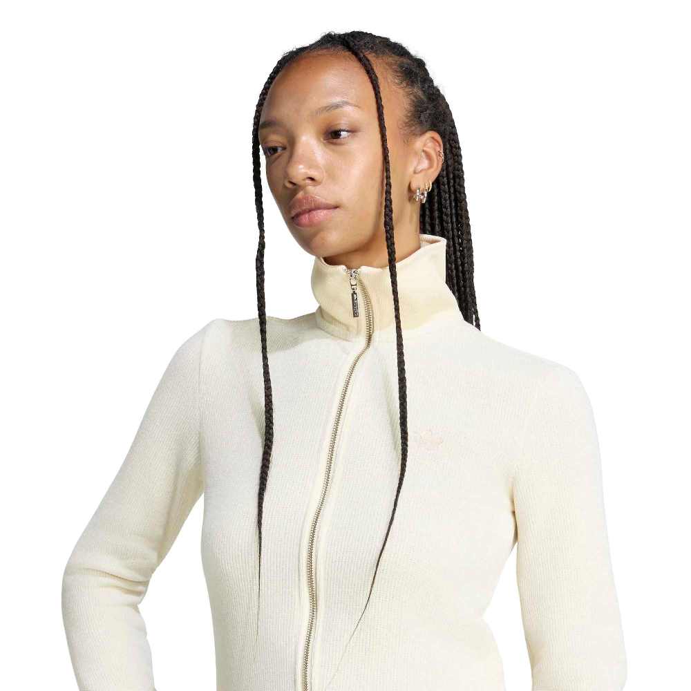 ADIDAS ORIGINALS PREM ESS CHENILLE ZIP UP TRACK CARDIGAN