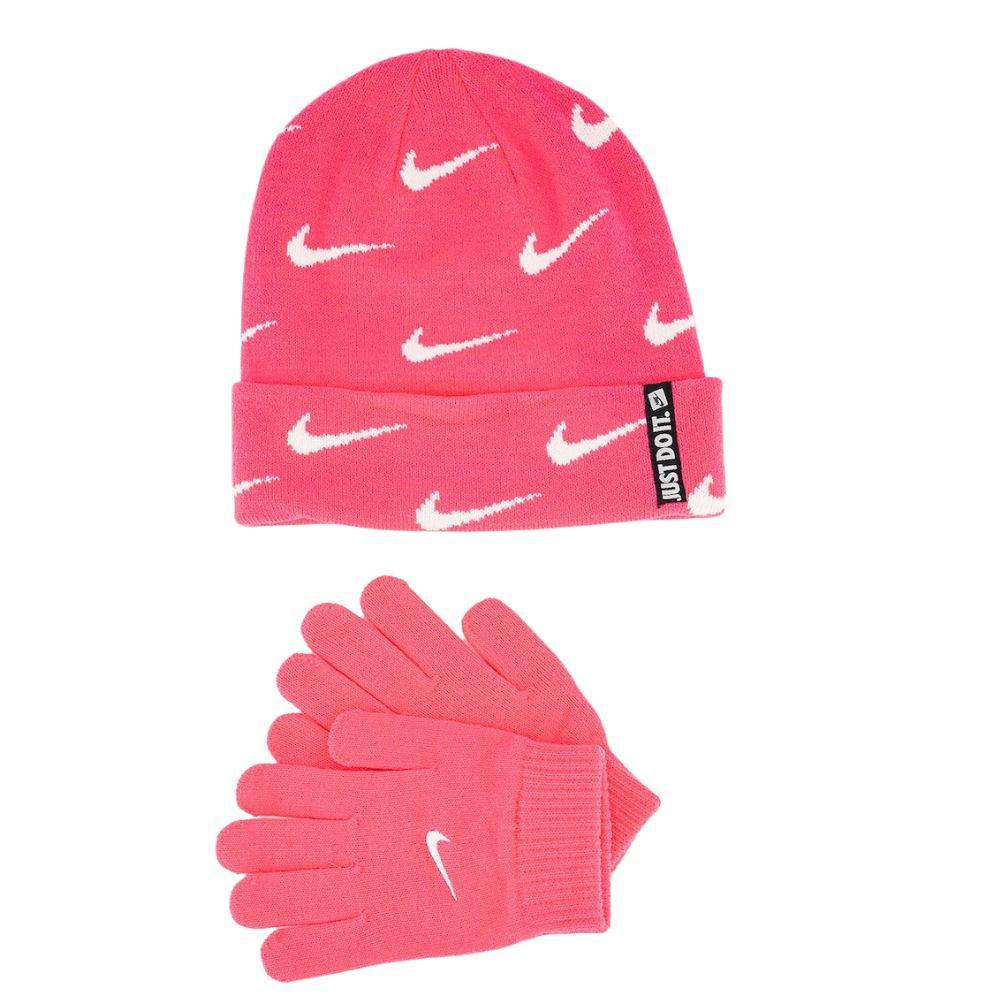NIKE SWOOSH REPEAT BEANIE SET