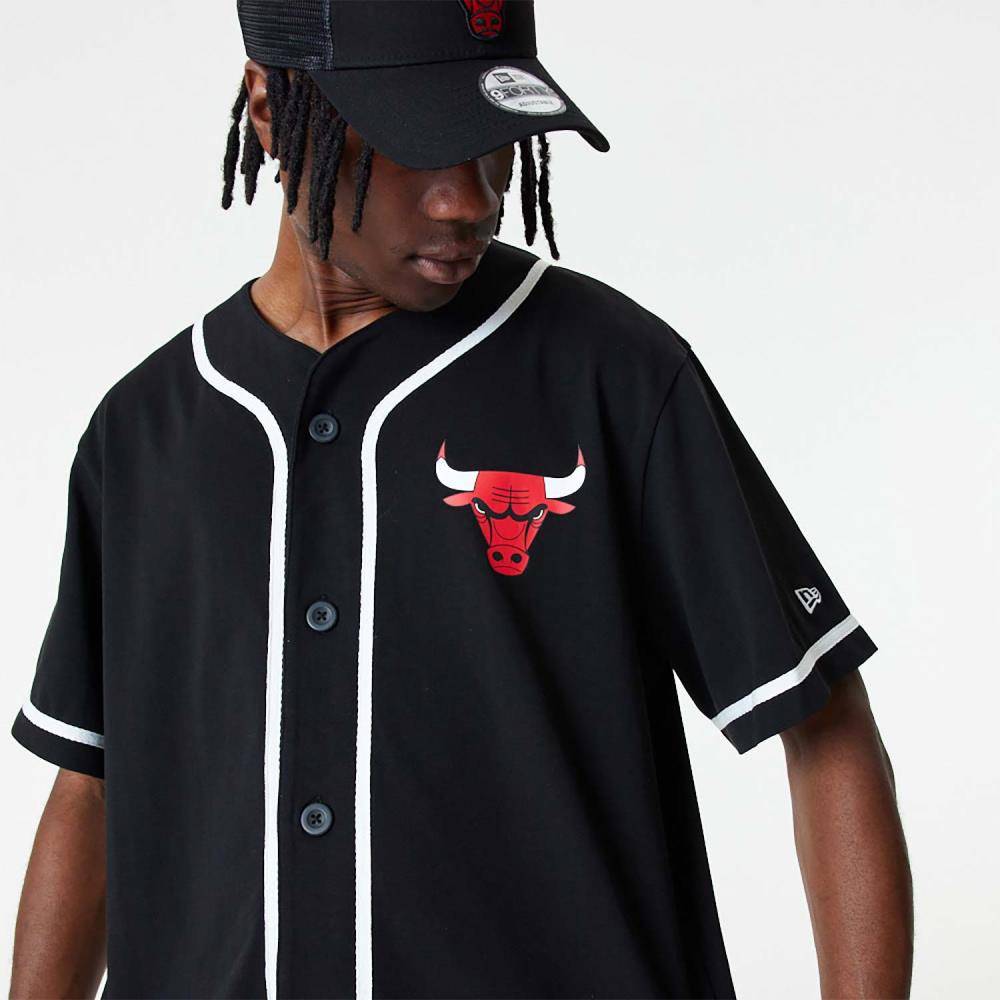 NEW ERA NBA CHICAGO BULLS BASEBALL JERSEY