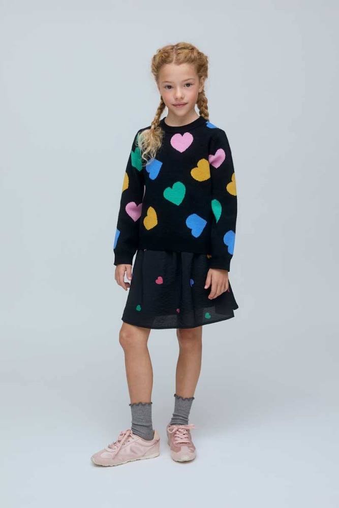 COMPANIA FANTASTICA CANDY PRINT KNIT SWEATER