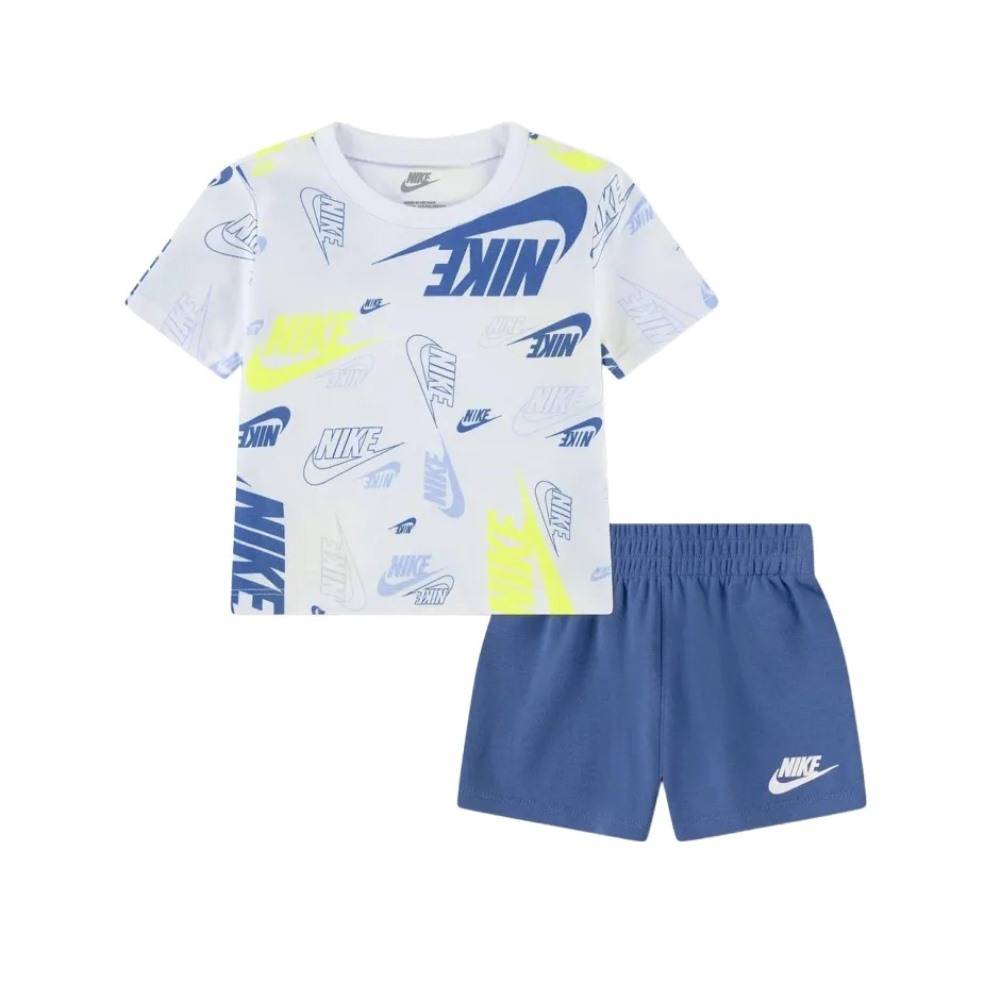 NIKE INFANT NSW AOP LIGHTWEIGHT FT SHORT SET