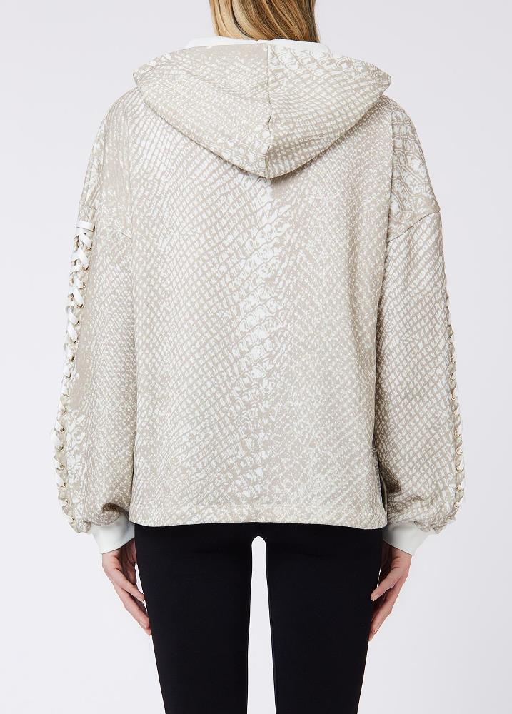 LIU JO SWEATSHIRT WITH ANIMAL PRINT