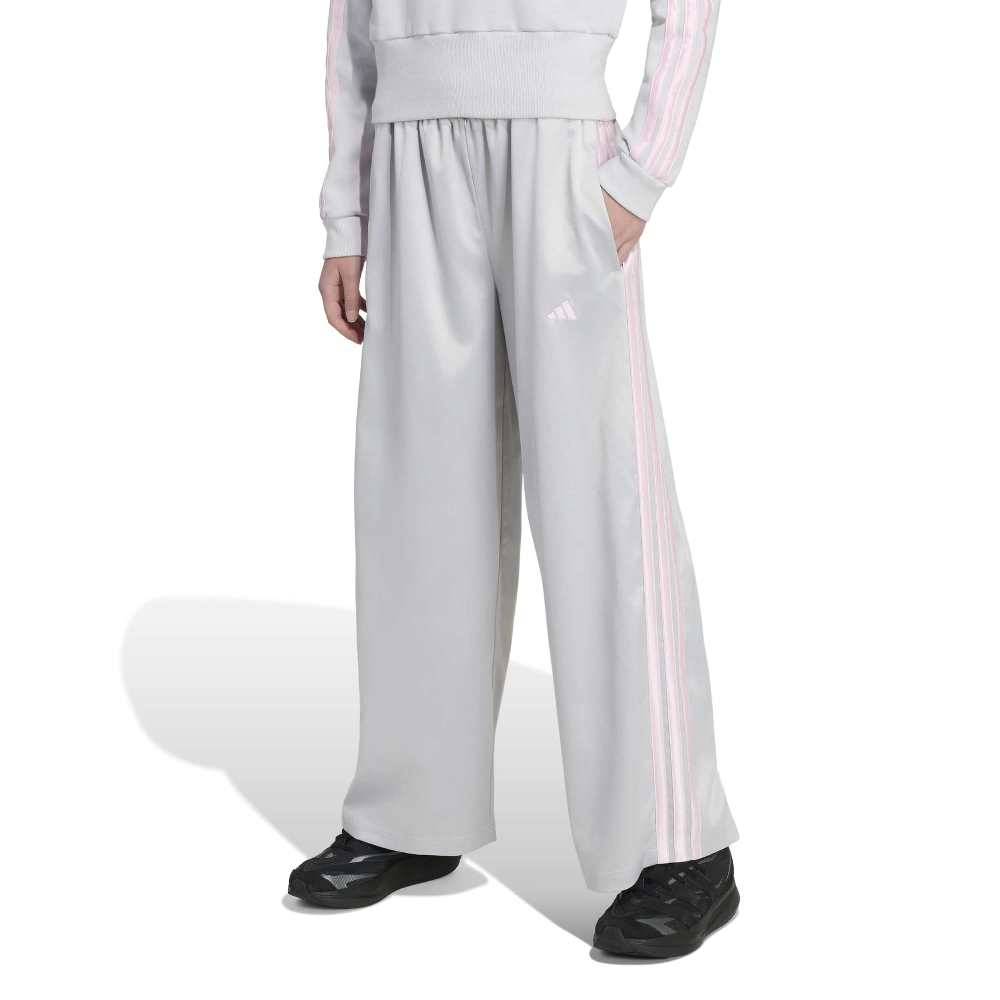 ADIDAS GIRLS SATIN WIDE LEG PANT