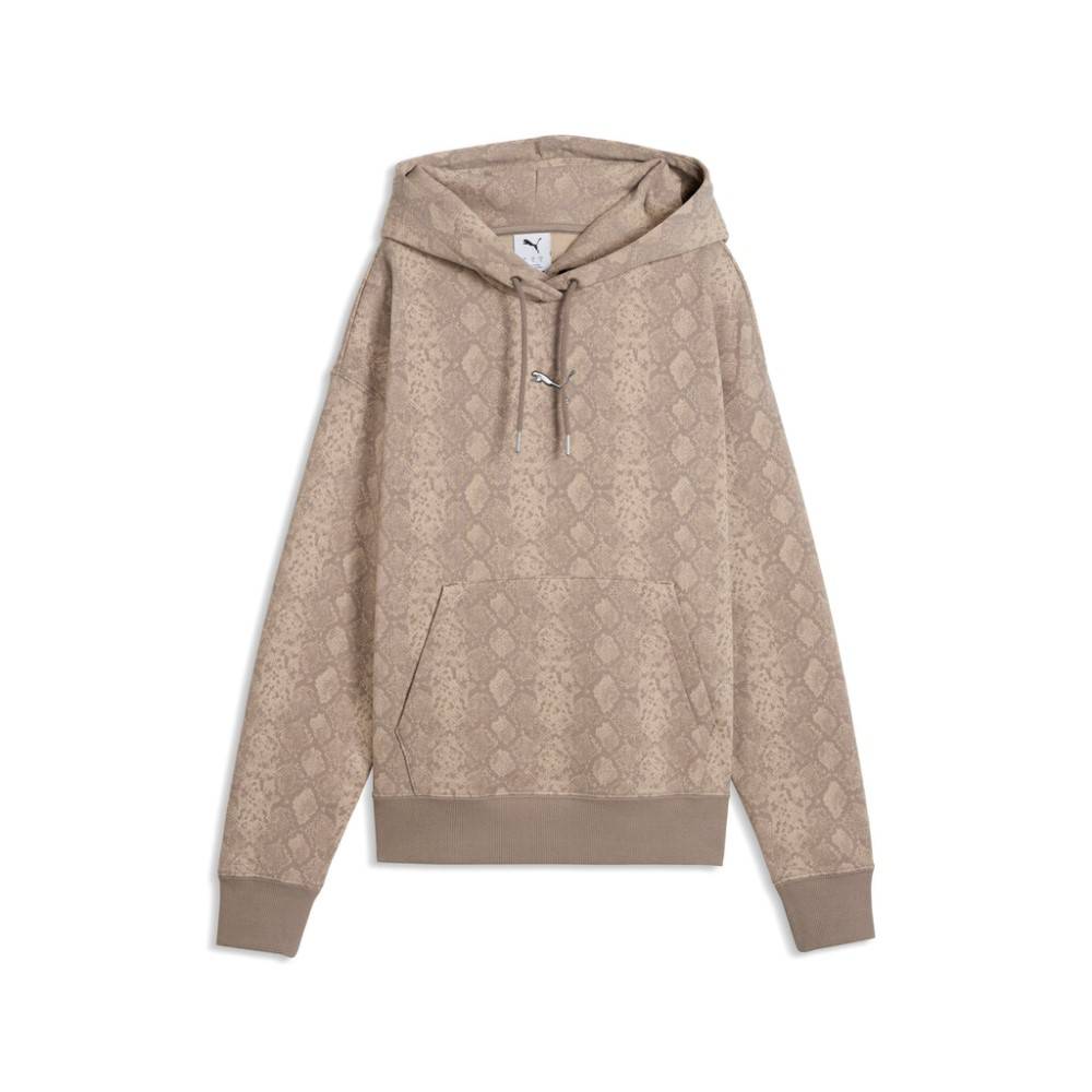 PUMA SNAKE PACK RELAXED AOP HOODIE TR