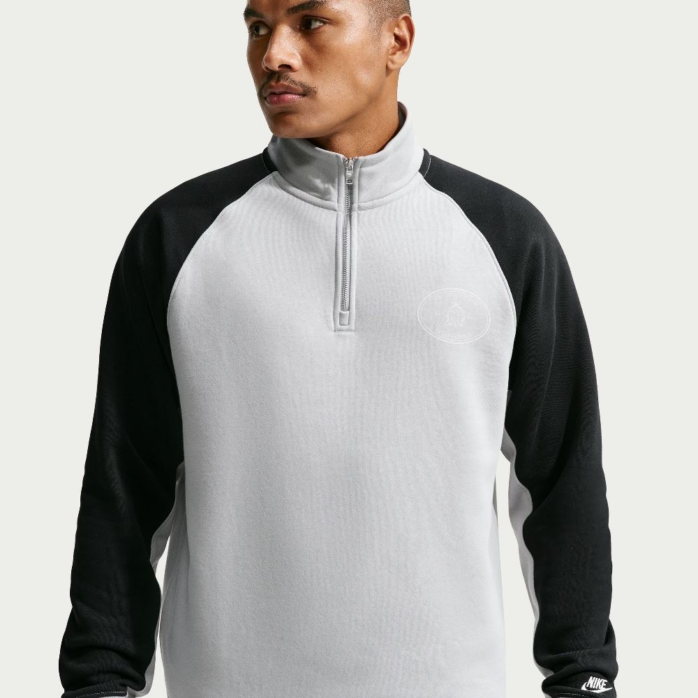 NIKE CLUB 1/2 ZIP FLEECE TOP