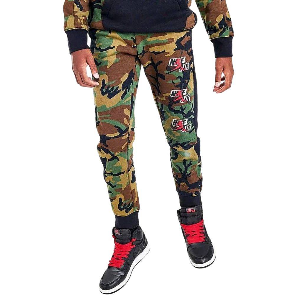 NIKE JORDAN BOYS JUMPMAN CLASSICS III CAMO FLEECE PANT
