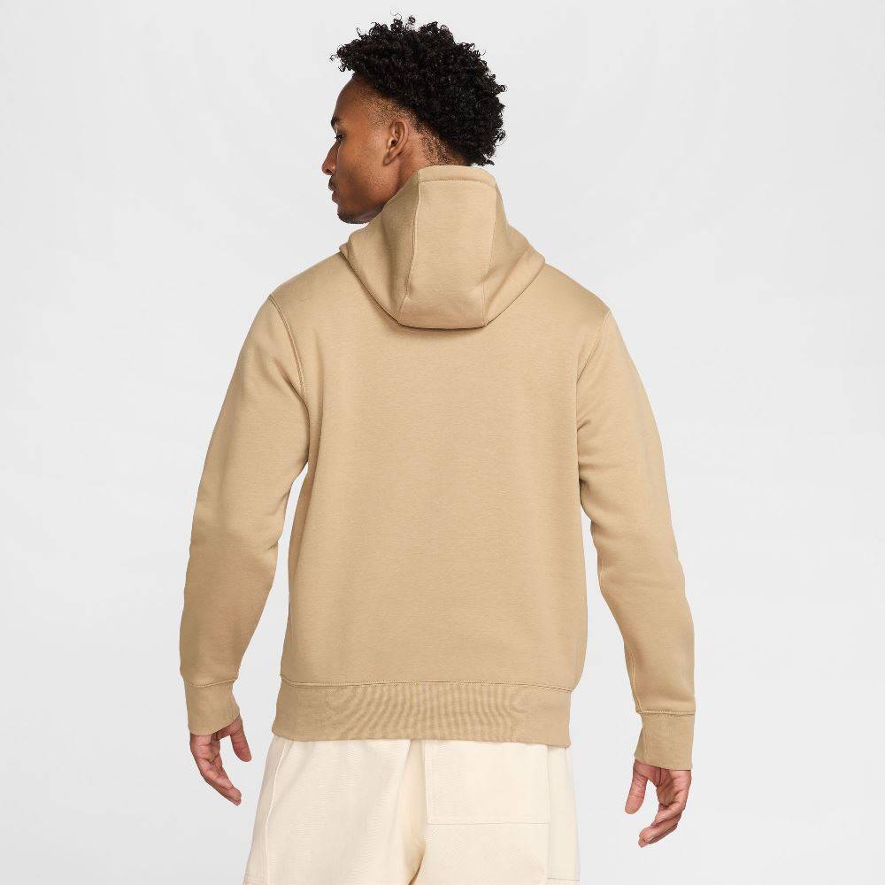 NIKE CLUB BRUSHED FLEECE PULLOVER HOODIE