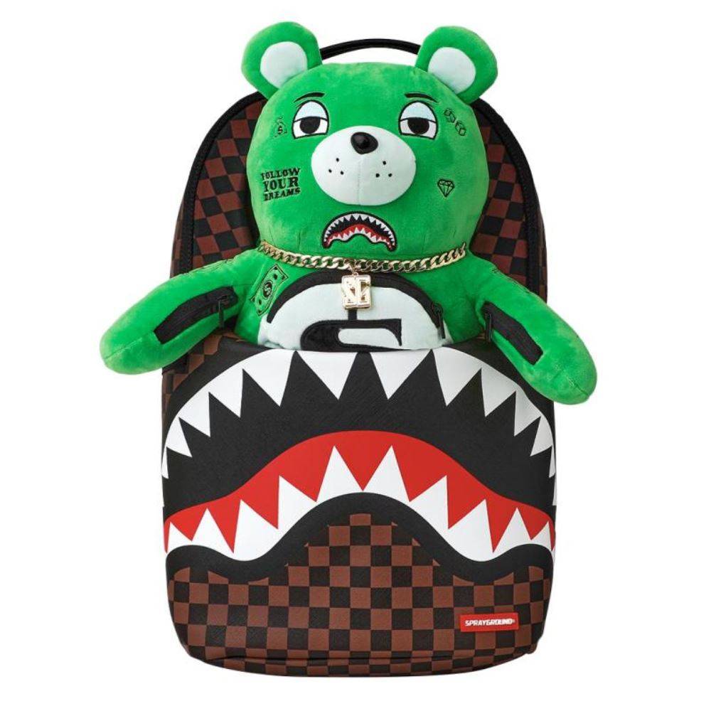 SPRAYGROUND BEAR POUCH 2N1 DLXSV BACKPACK