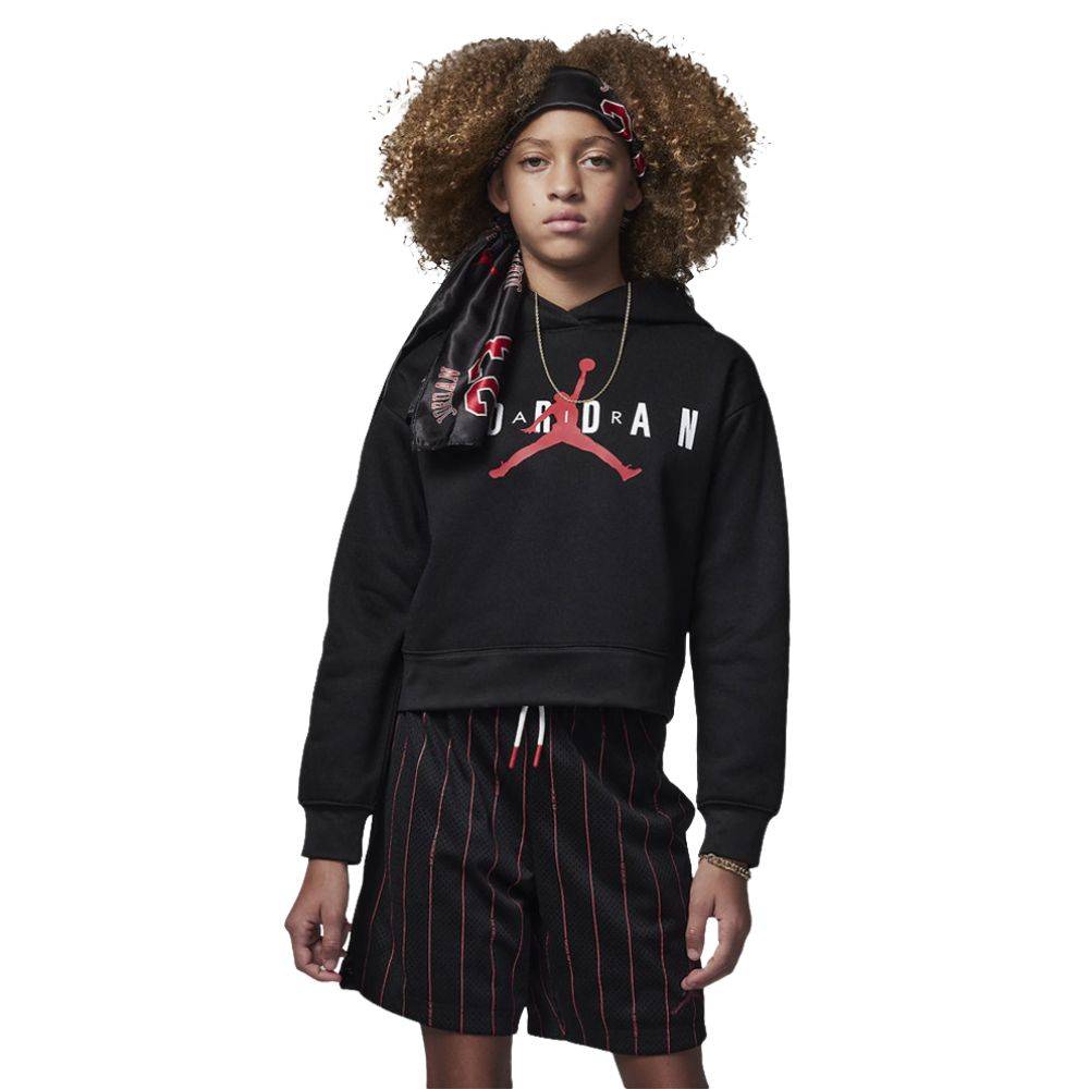 NIKE JORDAN GIRLS JUMPMAN SUSTAINABLE HOODIE