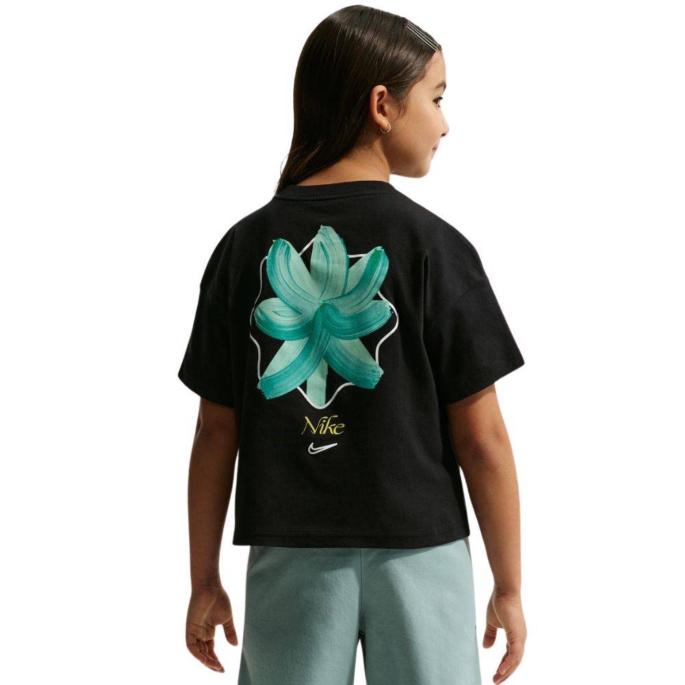 NIKE GIRLS NSW BOXY FLOWER TEE