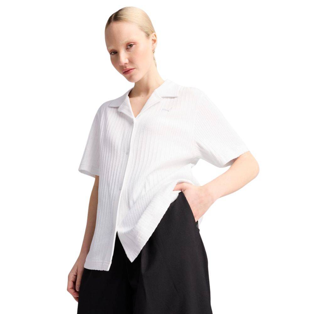 PUMA WARDROBE ESS SHIRT POINTELLE