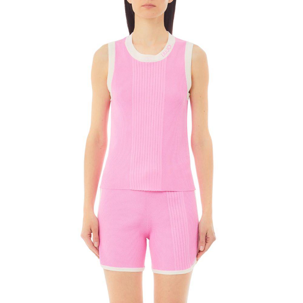 LIU JO KNITTED ATHLEISURE TOP