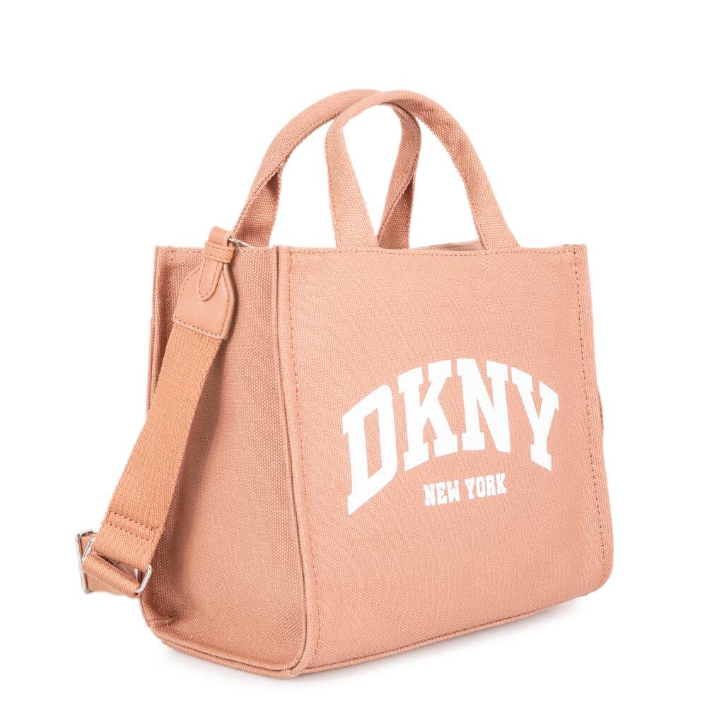 DKNY HADLEE MEDIUM CANVAS LOGO TOTE