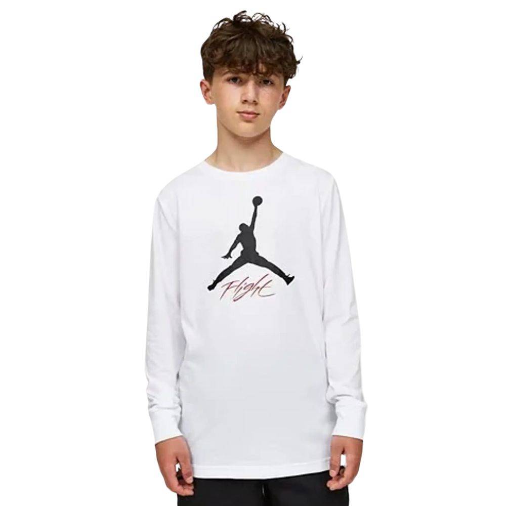 NIKE JORDAN BOYS MJ HBR SUSTAINABLE LONGSLEEVE TEE