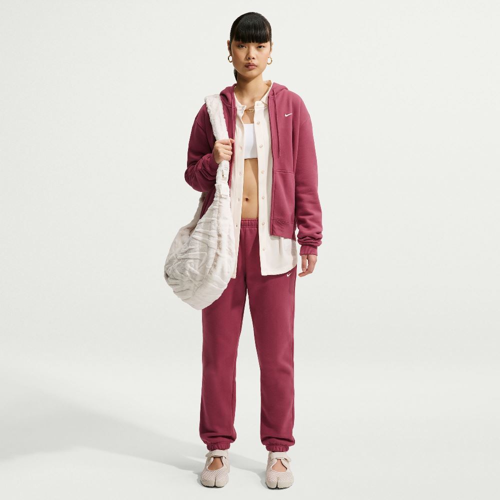 NIKE STUDIO FLEECE MEDIUM-RISE CF PANT