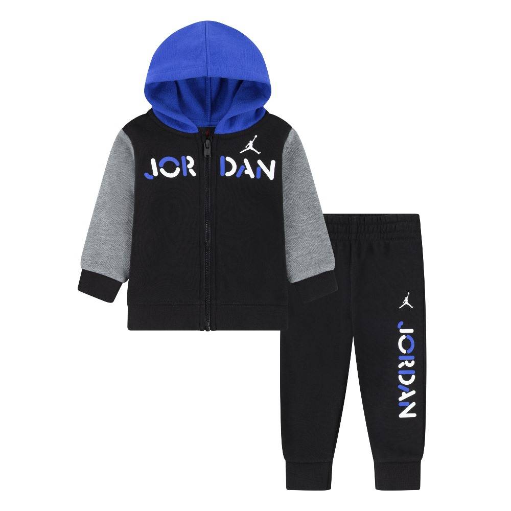 NIKE JORDAN INFANT LIL CHAMP JORDAN PULLOVER SET