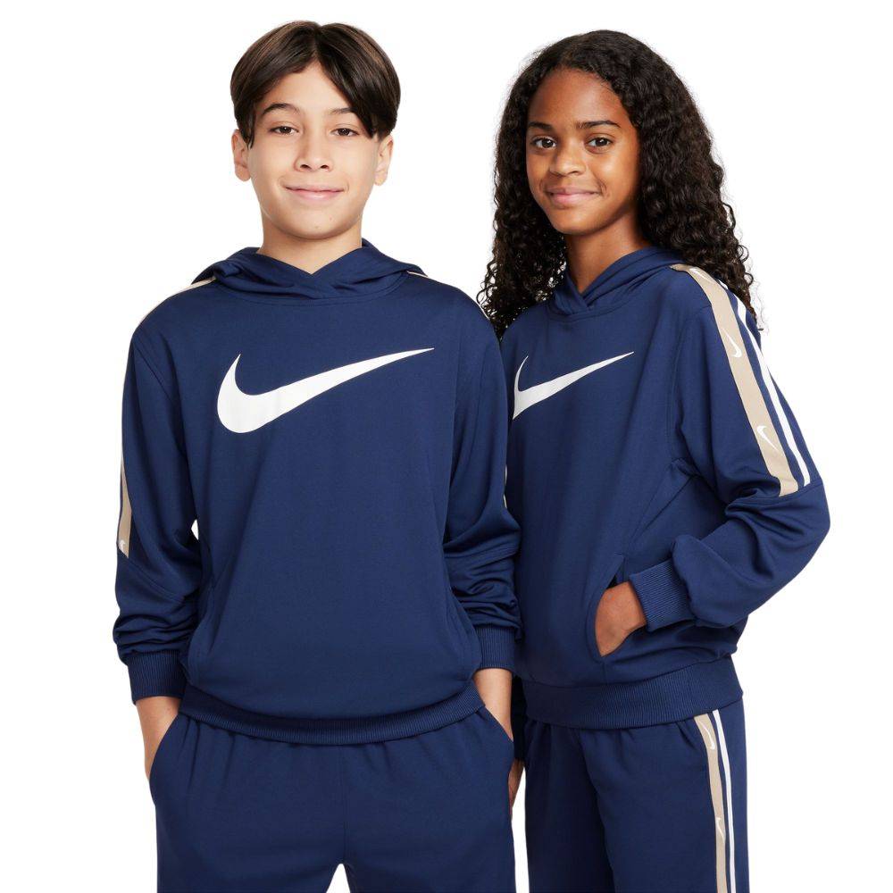 NIKE KIDS CLUB+ POLY PULLOVER HOODIE