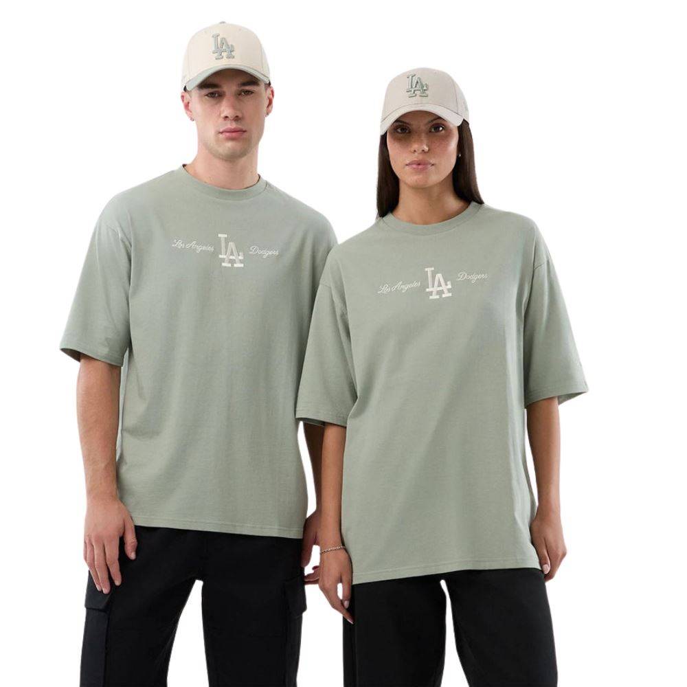 NEW ERA MLB SCRIPT OVERSIZED TEE LOS ANGELES DODGERS