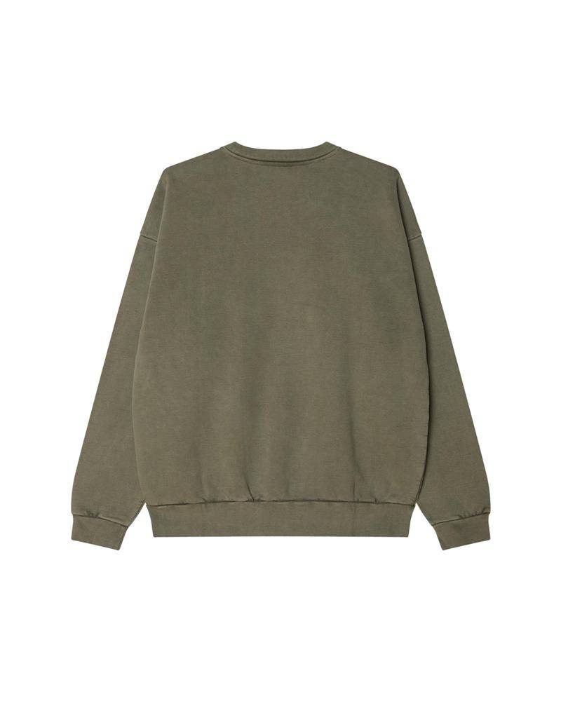 OBEY LOWERCASE PIGMENT CREW FLEECE