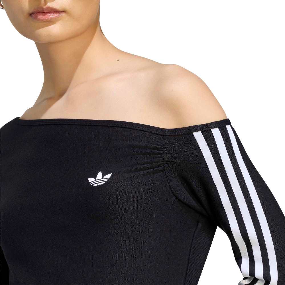 ADIDAS ORIGINALS BADIGIRL ONE SHOULDER ASYMETRIC TOP
