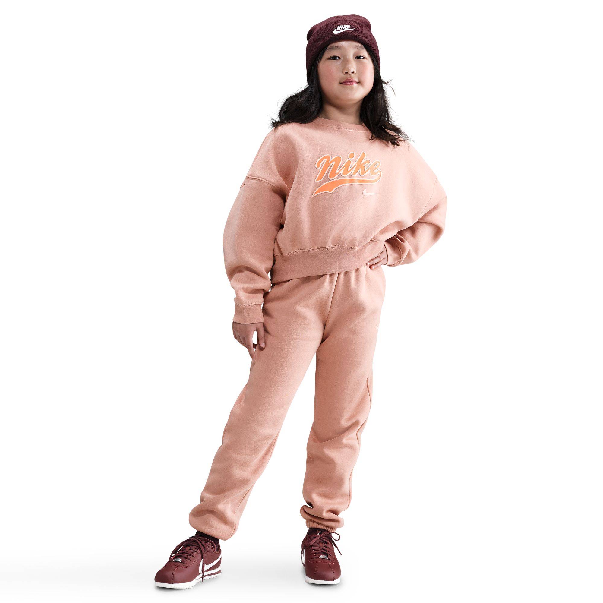 NIKE GIRLS SPORTSWEAR FLEECE CUFFED PANT