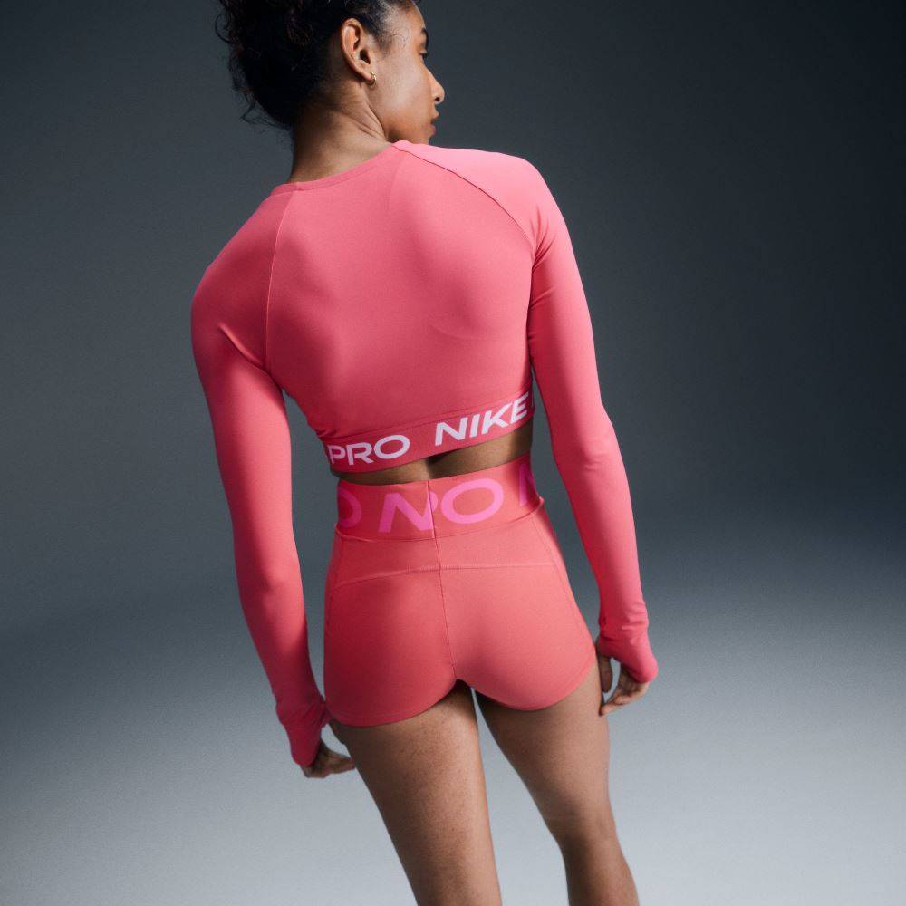 NIKE PRO DRI-FIT 365 CROPPED LONG-SLEEVE TOP