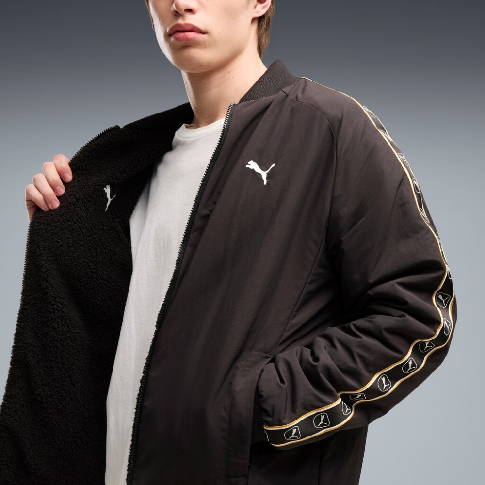 PUMA REVERSIBLE SHERPA BOMBER JACKET M