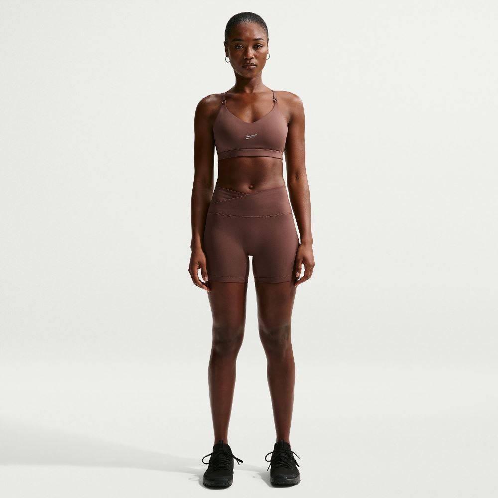 NIKE DRI-FIT INDY PADDED GLOSSY SPORT BRA