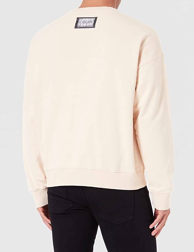 JUST CAVALLI LOGO PRINT CREW SWEATSHIRT